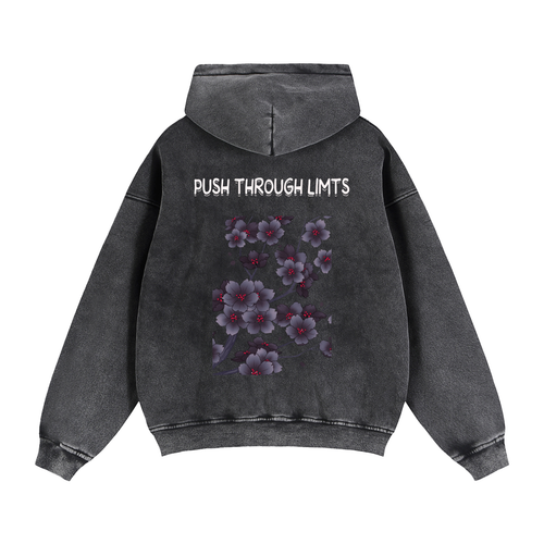 Zip-Through Boxy Fleece Hoodie